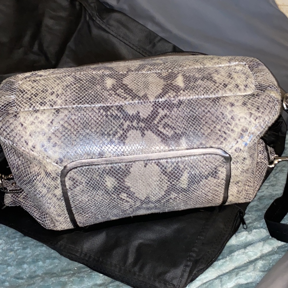 Coach-Campbell Large satchel made of exotic python leather (see photos) - Picture 8 of 16